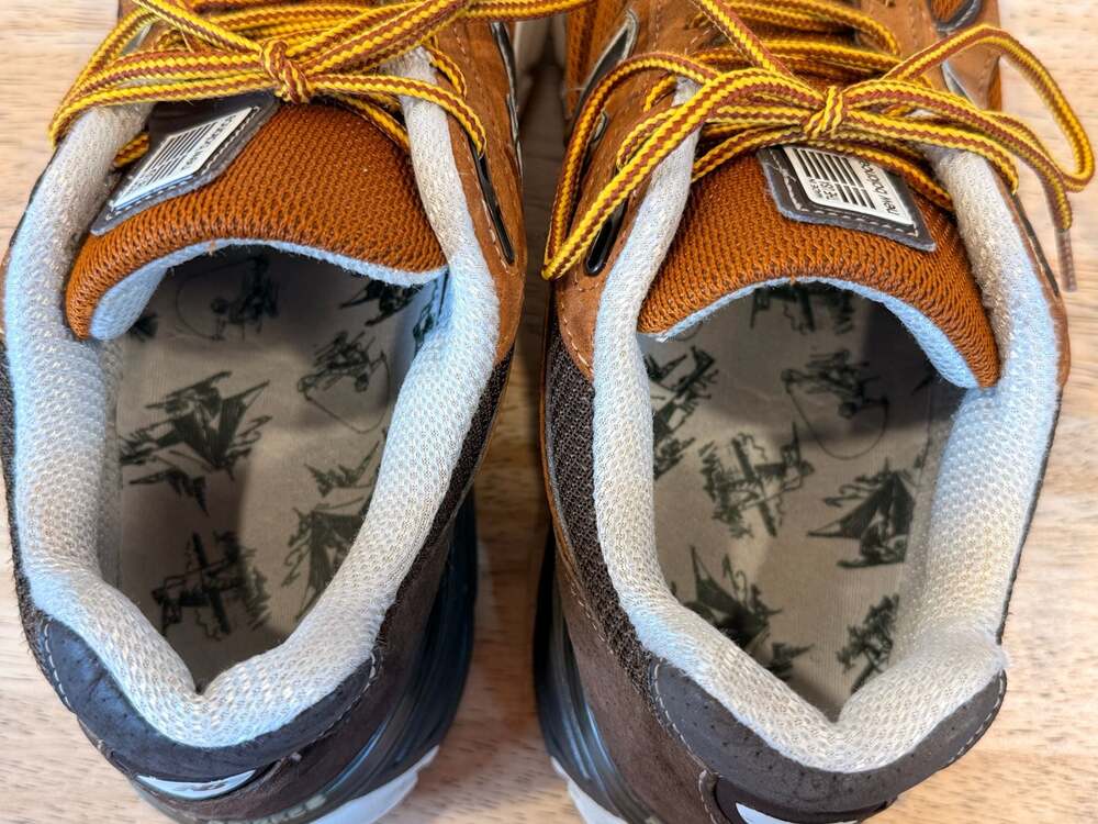 New Balance x L.L. Bean 990v4 Made in USA Brown Sneakers - Picture 8 of 9